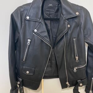 Zara leather jacket